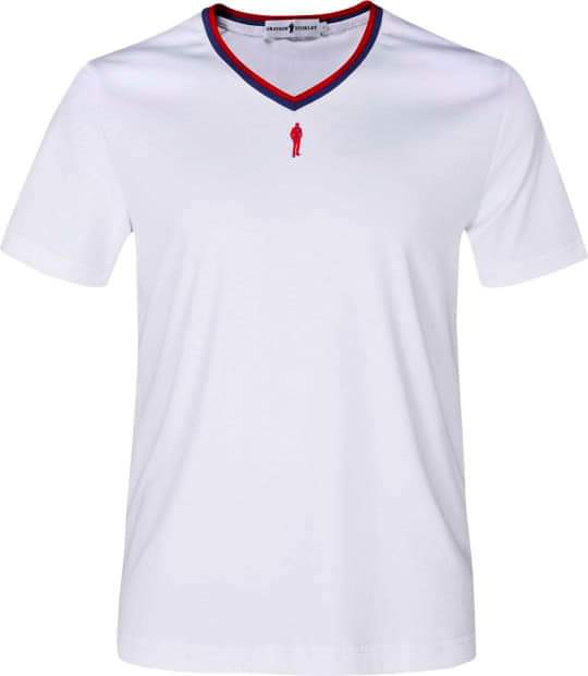 v neck shirt with collar